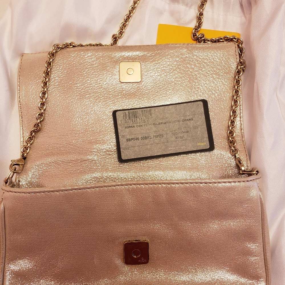 Fendi golden shimmer evening bag - Picture 2 of 11